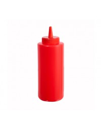 PSB-12R- 12 Oz Red Squeeze Bottle