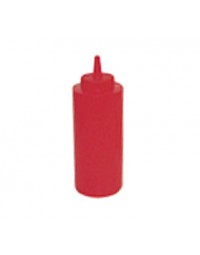 PSB-08R- 8 Oz Squeeze Bottle Red