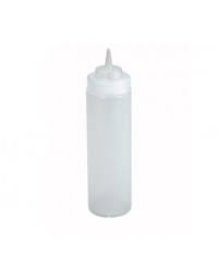 PSW-24- 24 Oz Squeeze Bottle Clear
