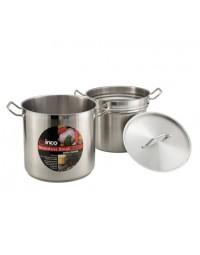 SSDB-8- 8 Qt Double Boiler W/Cover