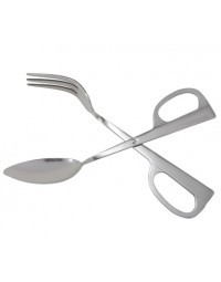 ST-10- 10" Salad Tongs S/S