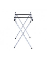 31" Tray Stand Folding Chrome