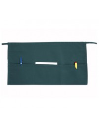 WA-1221G- Waist Apron 3 Pocket Green