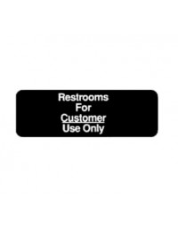 SGN-317- Customer Restrooms Sign
